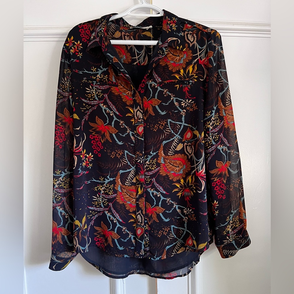 Floral Marine Blouse by See U Soon
